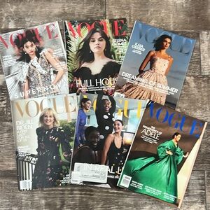Vogue Magazines Bundle Of 6